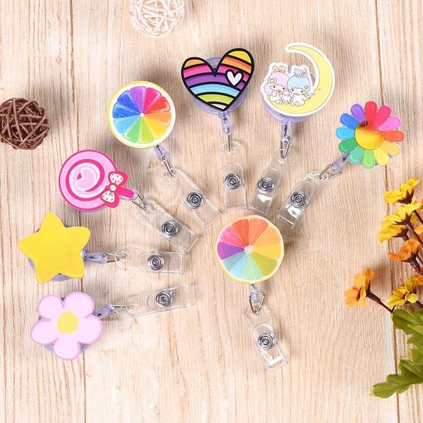 card holders cartoon beautiful flowers retractable badge reel student business holder name id chest clips, Brown;gray
card holders cartoon beautiful flowers retractable badge reel student business holder name id chest clips, Brown;gray