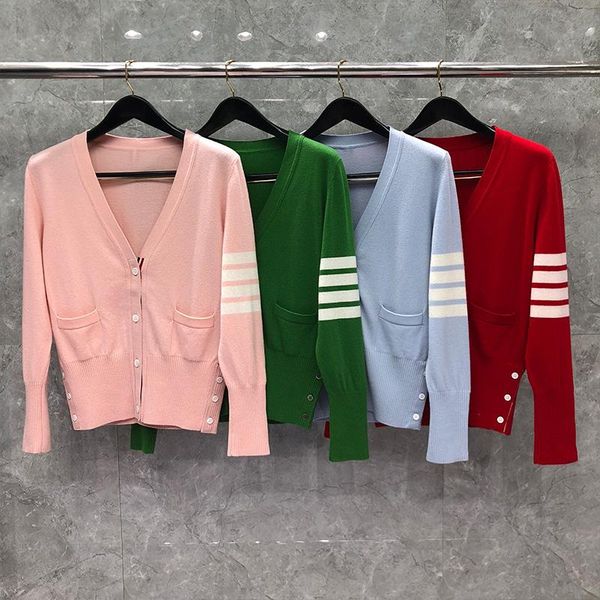 women's knits & tees 2021 fashion brand sweaters women slim fit v-neck cardigan clothing striped wool cashmere autumn winter casual coa, White
women's knits & tees 2021 fashion brand sweaters women slim fit v-neck cardigan clothing striped wool cashmere autumn winter casual coa, White