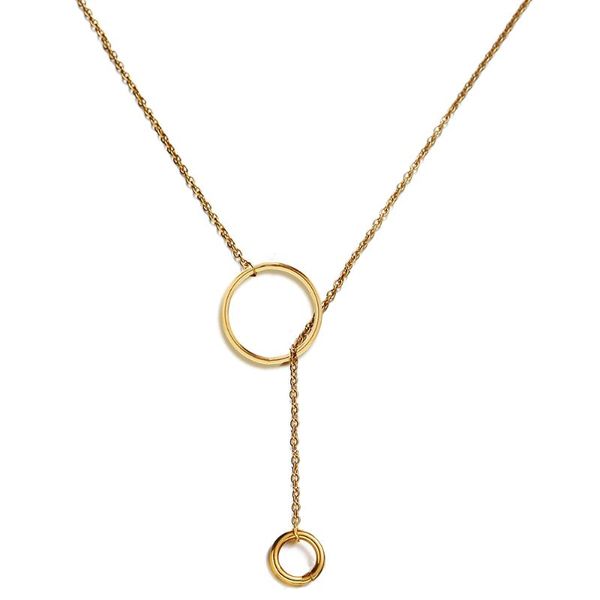 pendant necklaces minimalist stainless steel chain round circle for women girls long lasso choker fashion jewelry, Silver
pendant necklaces minimalist stainless steel chain round circle for women girls long lasso choker fashion jewelry, Silver