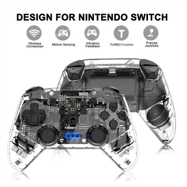 game controllers & joysticks bluetooth wireless controller for switch &lite console remote gamepad ns pro 6-axis joystick support pc
game controllers & joysticks bluetooth wireless controller for switch &lite console remote gamepad ns pro 6-axis joystick support pc