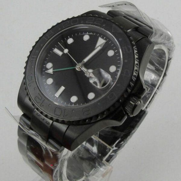 wristwatches 40mm sterile dial steel pvd coated sapphire glass date gmt mechanical clear back automatic mens wristwatch, Slivery;brown
wristwatches 40mm sterile dial steel pvd coated sapphire glass date gmt mechanical clear back automatic mens wristwatch, Slivery;brown