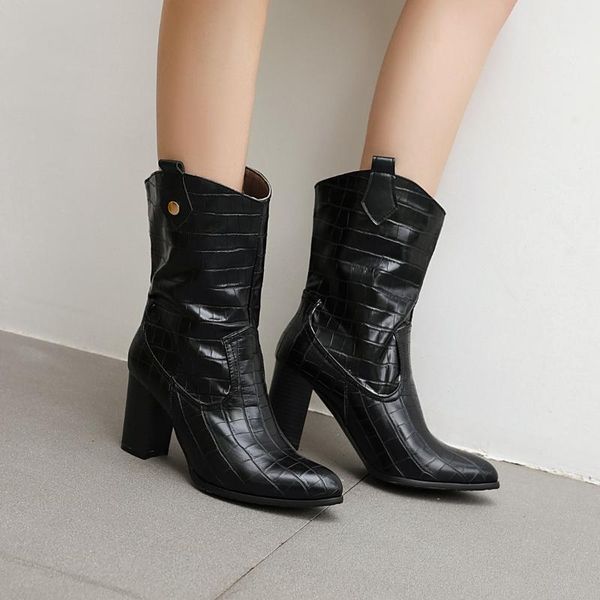boots 2021 winter style mid-heeled biker boot retro college thick-heeled motorcycle thick heeled fashion, Black
boots 2021 winter style mid-heeled biker boot retro college thick-heeled motorcycle thick heeled fashion, Black