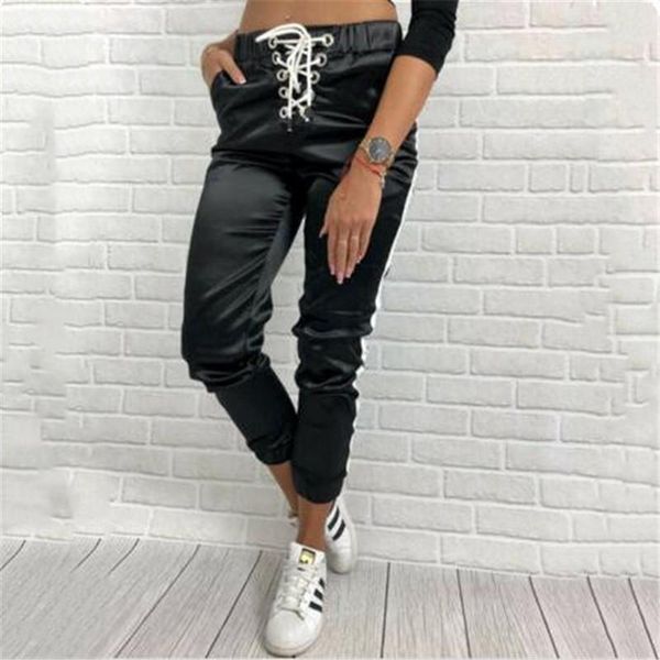 women's pants & capris women slim nine pure color bandage autumn spring summer sports trousers fashion female comfortable skinny casual, Black;white
women's pants & capris women slim nine pure color bandage autumn spring summer sports trousers fashion female comfortable skinny casual, Black;white