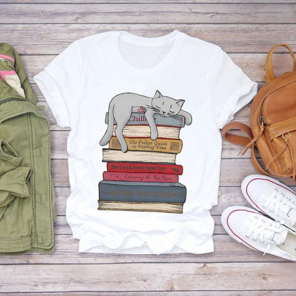 men cartoon cat funny cute fashion casual 90s print lady t shirts mens graphic shirt ladies female tee, White;black
men cartoon cat funny cute fashion casual 90s print lady t shirts mens graphic shirt ladies female tee, White;black