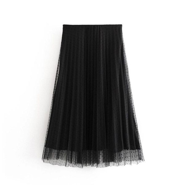 skirts pleated mesh midi skirt women fashion dot pattern side zipper sweet long for girls casual elegant chic lady, Black
skirts pleated mesh midi skirt women fashion dot pattern side zipper sweet long for girls casual elegant chic lady, Black