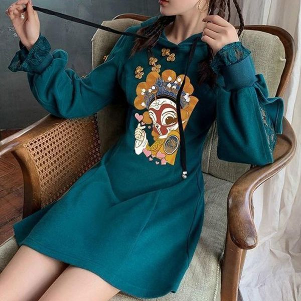 sweet girl autumn/winter chinese vintage courtly style hoodie dress peking opera pattern cartoon kawaii offiec lady casual dresses, Black;gray
sweet girl autumn/winter chinese vintage courtly style hoodie dress peking opera pattern cartoon kawaii offiec lady casual dresses, Black;gray