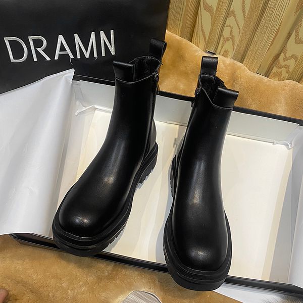 luxury chelsea boots women martin boots chunky winter shoes platform boots slip on chunky heel thick brand designer, Black
luxury chelsea boots women martin boots chunky winter shoes platform boots slip on chunky heel thick brand designer, Black