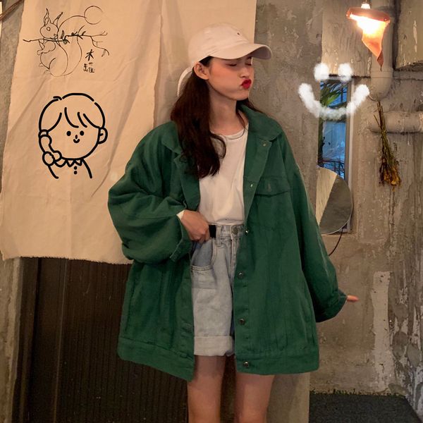 women's t-shirt short women's jacket, short jacket with long sleeves, baggy, for students, europe and america, autumn gl6m, White
women's t-shirt short women's jacket, short jacket with long sleeves, baggy, for students, europe and america, autumn gl6m, White