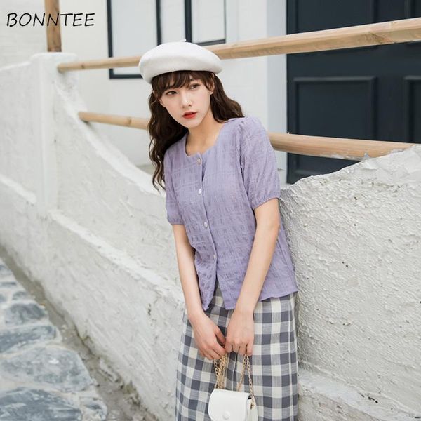 shirts women 2021 summer chic all-match korean style elegant womens single breasted short sleeve shirt school daily blouse sweet women', White
shirts women 2021 summer chic all-match korean style elegant womens single breasted short sleeve shirt school daily blouse sweet women', White