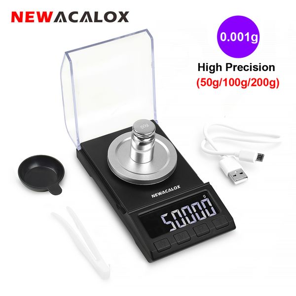 newacalox digital milligram jewelry scale 0.001g precision electronic scales 200g/100g/50g portable lab reload powder scales
newacalox digital milligram jewelry scale 0.001g precision electronic scales 200g/100g/50g portable lab reload powder scales