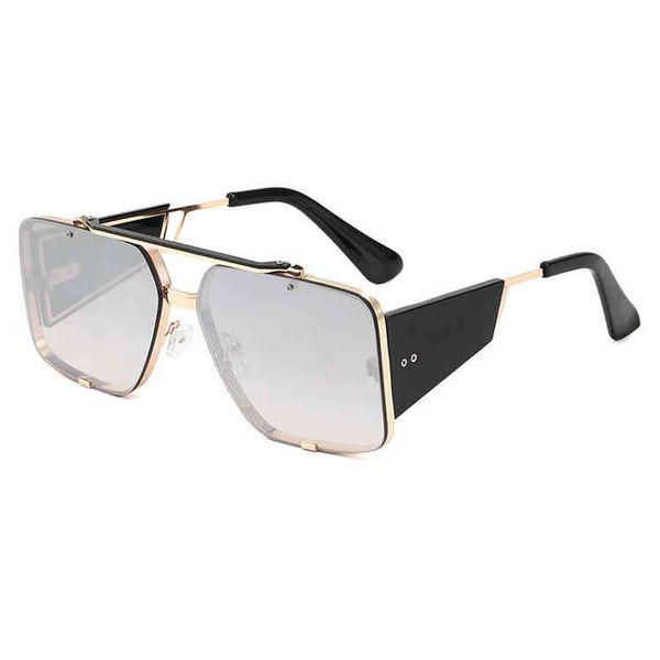 luxery flat square sunglass 2021 gold sunglass oversize frame metal shad sunglass sun glass, White;black
luxery flat square sunglass 2021 gold sunglass oversize frame metal shad sunglass sun glass, White;black