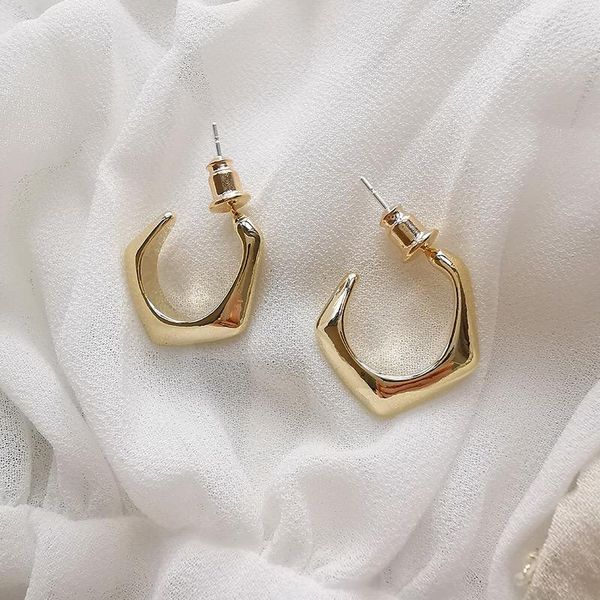 hoop & huggie simple and irregular piercing earrings for women s925 alloy geometric stud commuter party fashion jewelry, Golden;silver
hoop & huggie simple and irregular piercing earrings for women s925 alloy geometric stud commuter party fashion jewelry, Golden;silver
