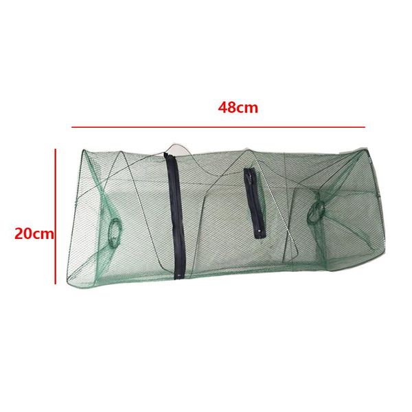 mesh crab fishing net crayfish lobster shrimp prawn hand trap foldable network cage size 20*20*48cm accessories
mesh crab fishing net crayfish lobster shrimp prawn hand trap foldable network cage size 20*20*48cm accessories