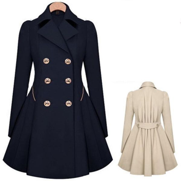 women's trench coats women explosion windbreaker slim thin coat lady long jacket lapel trendy streetwear spring-autumn sashes turn-down, Tan;black
women's trench coats women explosion windbreaker slim thin coat lady long jacket lapel trendy streetwear spring-autumn sashes turn-down, Tan;black