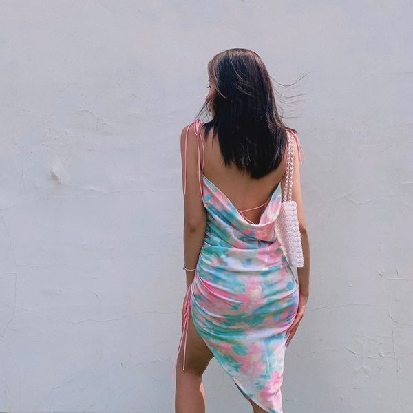 women's tanks & camis halter irregular slit slip dress fashion rainbow tie dyeing beach satin summer sundresses 2ups, White
women's tanks & camis halter irregular slit slip dress fashion rainbow tie dyeing beach satin summer sundresses 2ups, White