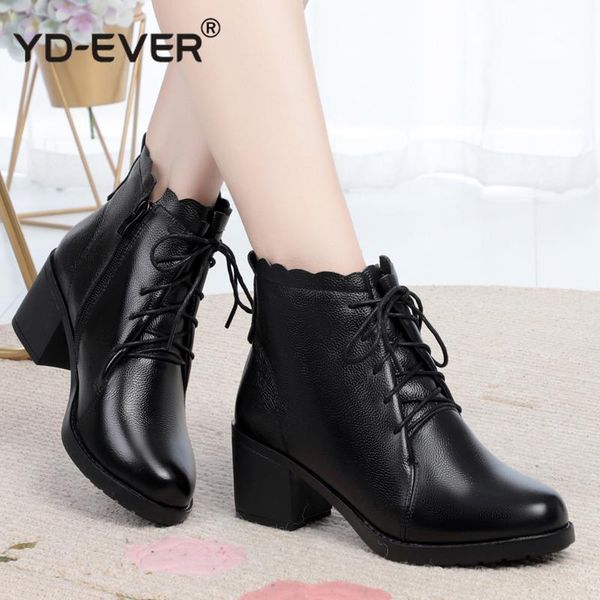 boots soft comfort genuine leather autumn winter women shoes non-slip high heel ankle, Black
boots soft comfort genuine leather autumn winter women shoes non-slip high heel ankle, Black