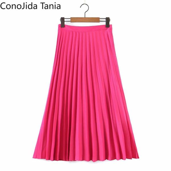skirts european and american women's long waist silk satin textured pleated skirt, Black
skirts european and american women's long waist silk satin textured pleated skirt, Black
