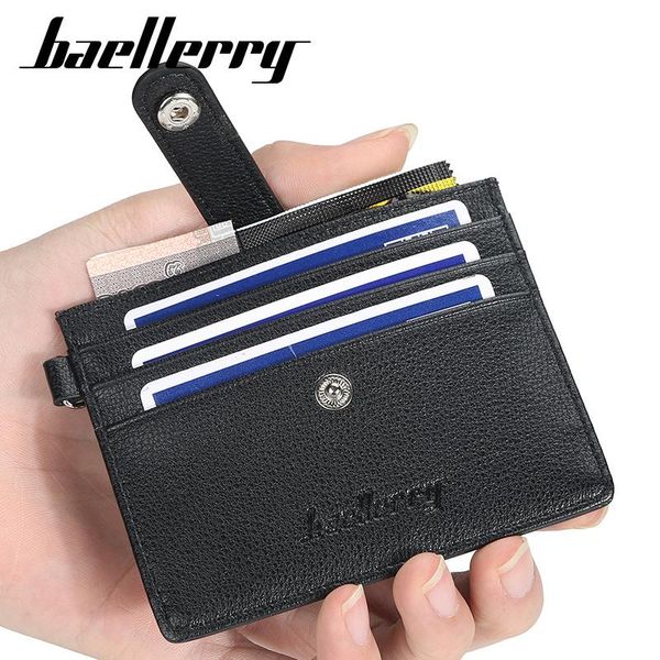 card holders baellerry slim pu leather retro men magic wallets designer small purse male hasp wallet holder mini carteira, Brown;gray
card holders baellerry slim pu leather retro men magic wallets designer small purse male hasp wallet holder mini carteira, Brown;gray