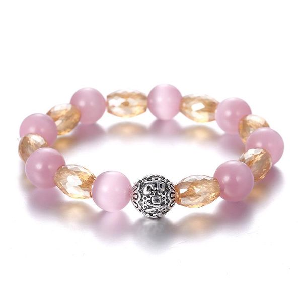 beaded, strands pink natural stone beads couple bracelet men bracelets for women pulseras man friendship jewellery, Black
beaded, strands pink natural stone beads couple bracelet men bracelets for women pulseras man friendship jewellery, Black