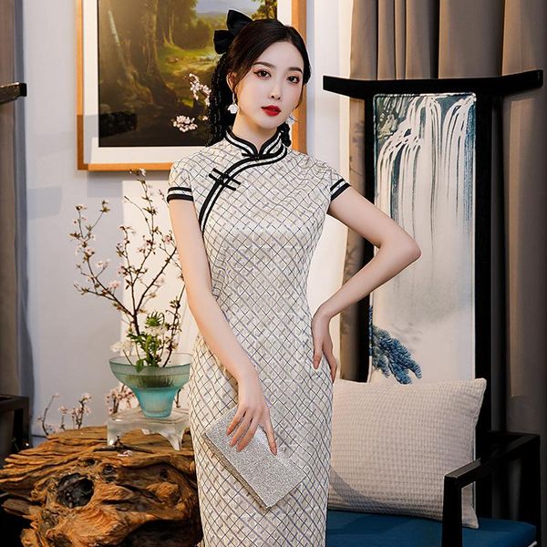 ethnic clothing elegant chinese style women cheong vintage evening party qipao classic ladies vestidos summer short sleeve robe gown, Red
ethnic clothing elegant chinese style women cheong vintage evening party qipao classic ladies vestidos summer short sleeve robe gown, Red