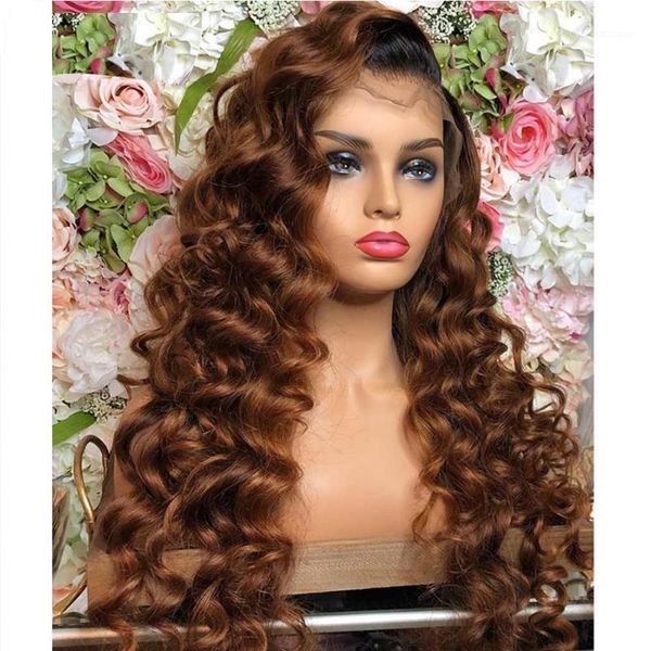 180% density 24 inches preplucked deep body wave remy ombre brown 13x4/6 lace front wig with baby hair human for women wigs1, Black;brown
180% density 24 inches preplucked deep body wave remy ombre brown 13x4/6 lace front wig with baby hair human for women wigs1, Black;brown