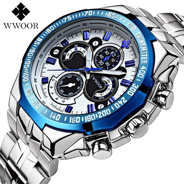 wristwatches wwoor quartz men watches military wrist full steel sport watch waterproof relogio masculino, Slivery;brown
wristwatches wwoor quartz men watches military wrist full steel sport watch waterproof relogio masculino, Slivery;brown