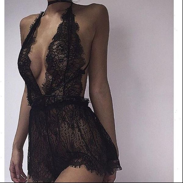bodysuit rompers lace crochet womens sleepwears playsuits deep v neck back hollow out black jumpsuit plus size, Black;red
bodysuit rompers lace crochet womens sleepwears playsuits deep v neck back hollow out black jumpsuit plus size, Black;red
