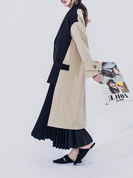 women's trench coats famous runway design 2021 retails trench coat luxury spring long khaki with mujer jacket belt, Tan;black
women's trench coats famous runway design 2021 retails trench coat luxury spring long khaki with mujer jacket belt, Tan;black