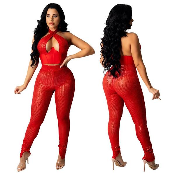 women's two piece pants wuhe sequins women sets hollow out crop + pencil night party clubwear, White
women's two piece pants wuhe sequins women sets hollow out crop + pencil night party clubwear, White