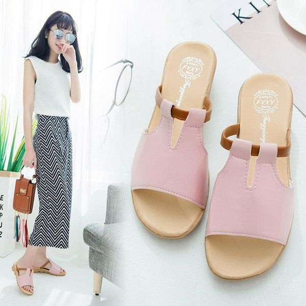 slippers fashionable summer fish mouth female low heel soft-soled toe sandal shoes with comfortable lady, Black
slippers fashionable summer fish mouth female low heel soft-soled toe sandal shoes with comfortable lady, Black