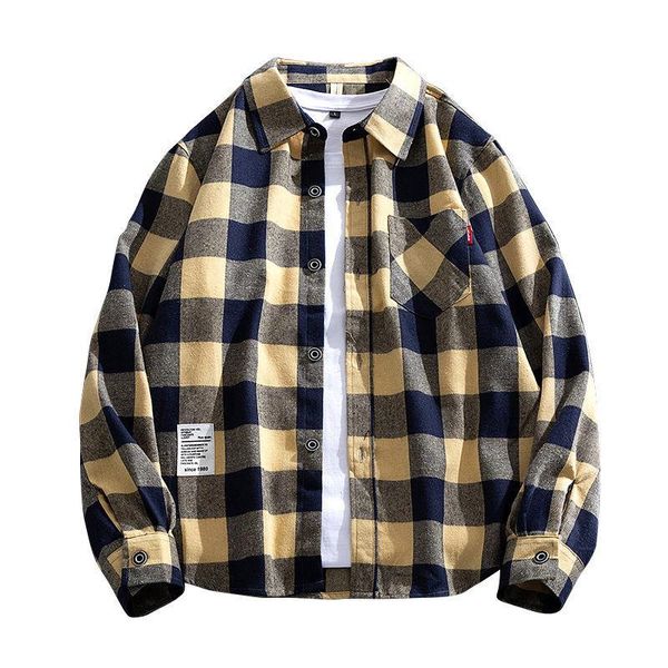 men's casual shirts autumn cotton plaid for men clothes long sleeve fit fashion stylish male clothing chemise homme check shirt, White;black
men's casual shirts autumn cotton plaid for men clothes long sleeve fit fashion stylish male clothing chemise homme check shirt, White;black