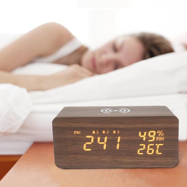 desk & table clocks alarm clock led wooden watch voice control digital wood despertador usb/wireless powered electronic desktop
desk & table clocks alarm clock led wooden watch voice control digital wood despertador usb/wireless powered electronic desktop