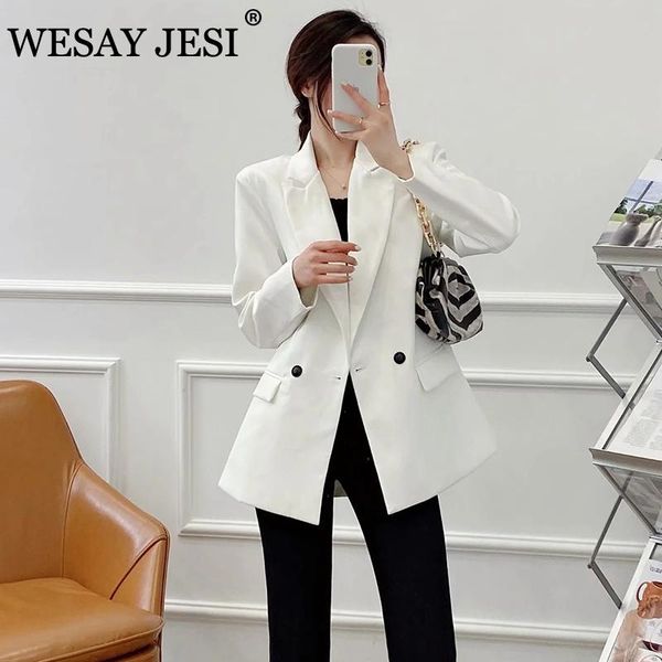 women's suits & blazers wesay jesi clothing plaid double breasted blazer vintage coat fashion notched collar long sleeve ladies classic, White;black
women's suits & blazers wesay jesi clothing plaid double breasted blazer vintage coat fashion notched collar long sleeve ladies classic, White;black
