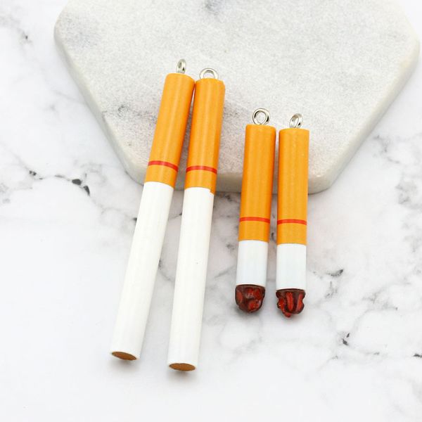 10pcs cool creative resin cigarettes earring charms novelty food pendants for necklace keychains jewelry accessory make, Bronze;silver
10pcs cool creative resin cigarettes earring charms novelty food pendants for necklace keychains jewelry accessory make, Bronze;silver
