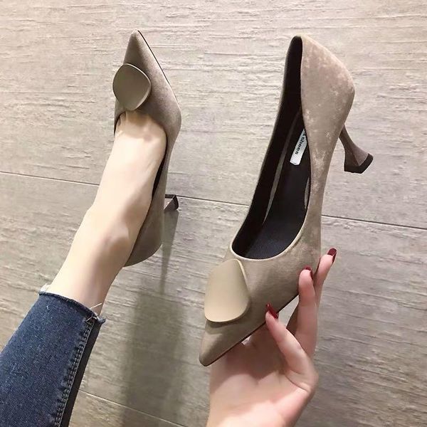 dress shoes single women's spring all-around fashion shallow pointed toe black stiletto heels
dress shoes single women's spring all-around fashion shallow pointed toe black stiletto heels