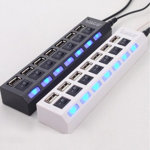 hubs vonets 7-port multi usb 2.0 hub power adapter splitter charger with individual switch and led light for pc lapcomputer
hubs vonets 7-port multi usb 2.0 hub power adapter splitter charger with individual switch and led light for pc lapcomputer
