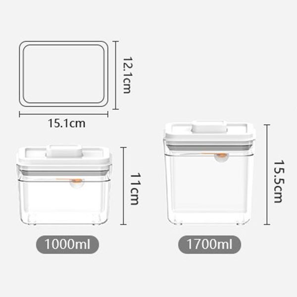 storage bottles & jars food container square kitchen box multigrain jar transparent sealed easy to buckle
storage bottles & jars food container square kitchen box multigrain jar transparent sealed easy to buckle