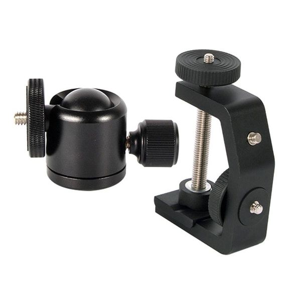 tripods aluminum alloy desk fixing clip unc1/4 inch screw c-type adjustable clamp w ball head bracket holder stand mount for slr camera
tripods aluminum alloy desk fixing clip unc1/4 inch screw c-type adjustable clamp w ball head bracket holder stand mount for slr camera