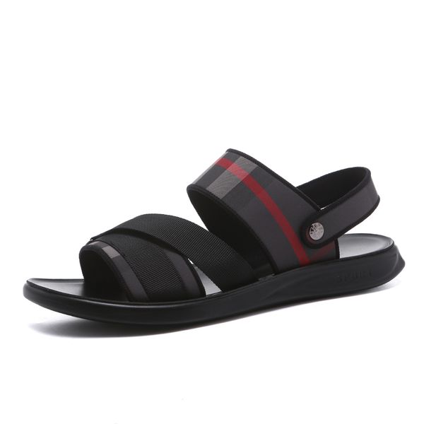 sandals for men trending summer outdoor leisure non-slip beach luxury slippers soft sole dual-purpose sandal, Black
sandals for men trending summer outdoor leisure non-slip beach luxury slippers soft sole dual-purpose sandal, Black