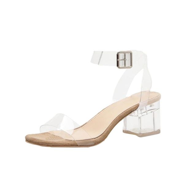 summer fashion women flat platform shoes square heeled buckle strap pvc transparent sandals wedding shoes#521, Black
summer fashion women flat platform shoes square heeled buckle strap pvc transparent sandals wedding shoes#521, Black