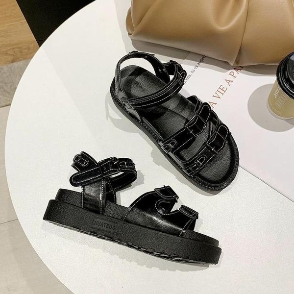 sandals women's chunky 2021 leather platform flats ankle buckle straps summer shoes for women beach sandalias de las mujeres, Black
sandals women's chunky 2021 leather platform flats ankle buckle straps summer shoes for women beach sandalias de las mujeres, Black
