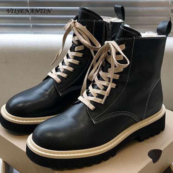 boots med thick-soled height increase women short warm designer brand shoes 2021 winter shiny lace-up wool, Black
boots med thick-soled height increase women short warm designer brand shoes 2021 winter shiny lace-up wool, Black