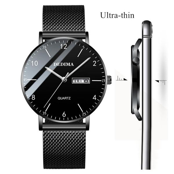 wristwatches 2021 men watch quartz ultra-thin dial brand fashion male clock multi-function business classic gift women couple, Slivery;brown
wristwatches 2021 men watch quartz ultra-thin dial brand fashion male clock multi-function business classic gift women couple, Slivery;brown