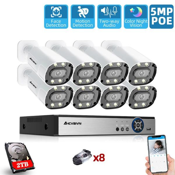 kit poe security camera system outdoor waterproof two-way audio ip ir-cut cctv video surveillance wireless kits
kit poe security camera system outdoor waterproof two-way audio ip ir-cut cctv video surveillance wireless kits