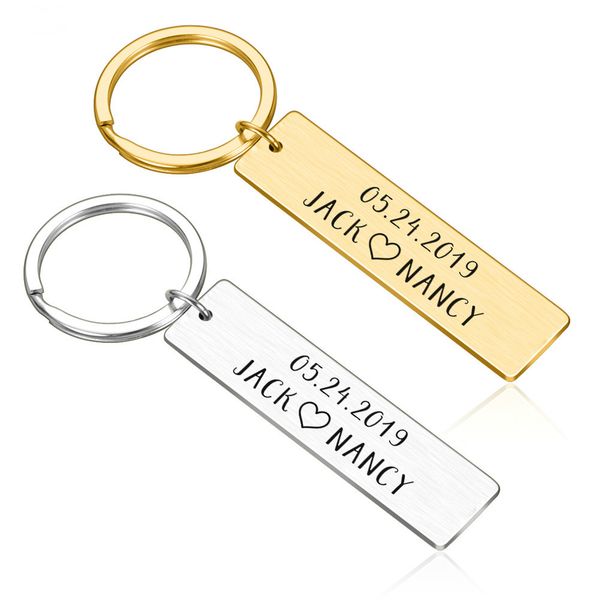 engraved couples keychain customized name and date romantic lovers key chain stainless steel keyring girlfriend boyfriend giftsdio chan cont, Slivery;golden
engraved couples keychain customized name and date romantic lovers key chain stainless steel keyring girlfriend boyfriend giftsdio chan cont, Slivery;golden