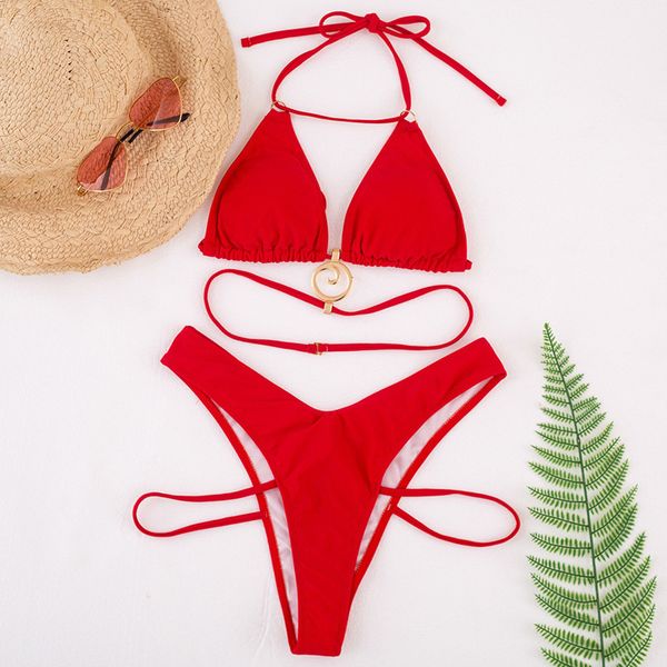 2021 halter brazilian women swimsuit female thong swimwear two pieces bikini set hollow out bather bathing suit swim ladyin
2021 halter brazilian women swimsuit female thong swimwear two pieces bikini set hollow out bather bathing suit swim ladyin