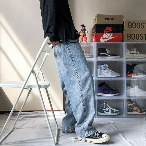 men's jeans 2021 loose black/blue straight pants solid color casual baggy homme cargo pocket biker denim trousers
men's jeans 2021 loose black/blue straight pants solid color casual baggy homme cargo pocket biker denim trousers