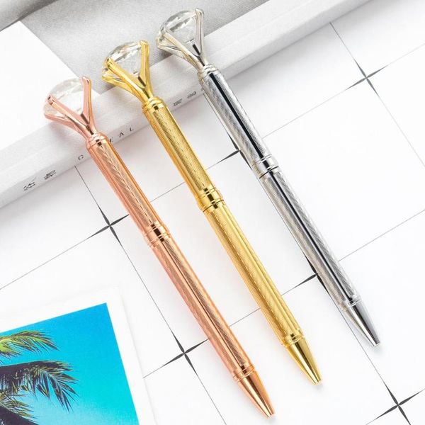ballpoint pens 18 pcs/lot big diamond metal pen cute business ball signature office school writing supplies, Blue;orange
ballpoint pens 18 pcs/lot big diamond metal pen cute business ball signature office school writing supplies, Blue;orange