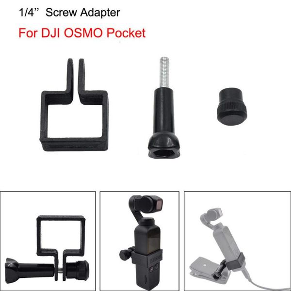stabilizers expansion 1/4 inch screw adapter bracket for dji osmo pocket handheld gimbal d.19
stabilizers expansion 1/4 inch screw adapter bracket for dji osmo pocket handheld gimbal d.19