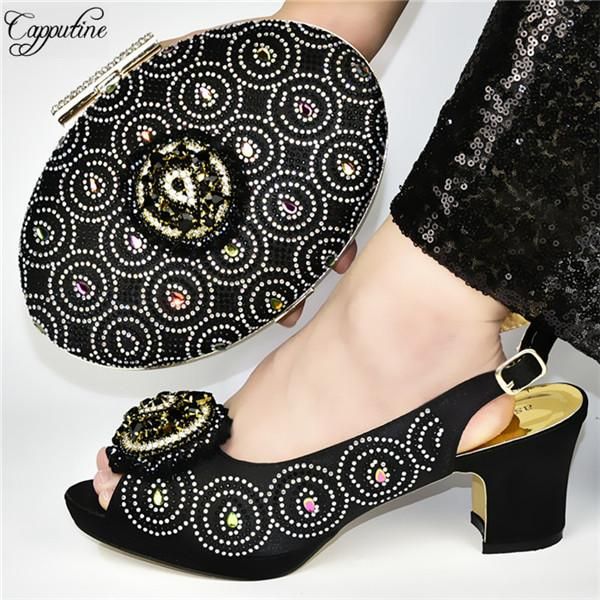 dress shoes coming black high heel sandal and purse bag set 588-4, height 7cm
dress shoes coming black high heel sandal and purse bag set 588-4, height 7cm